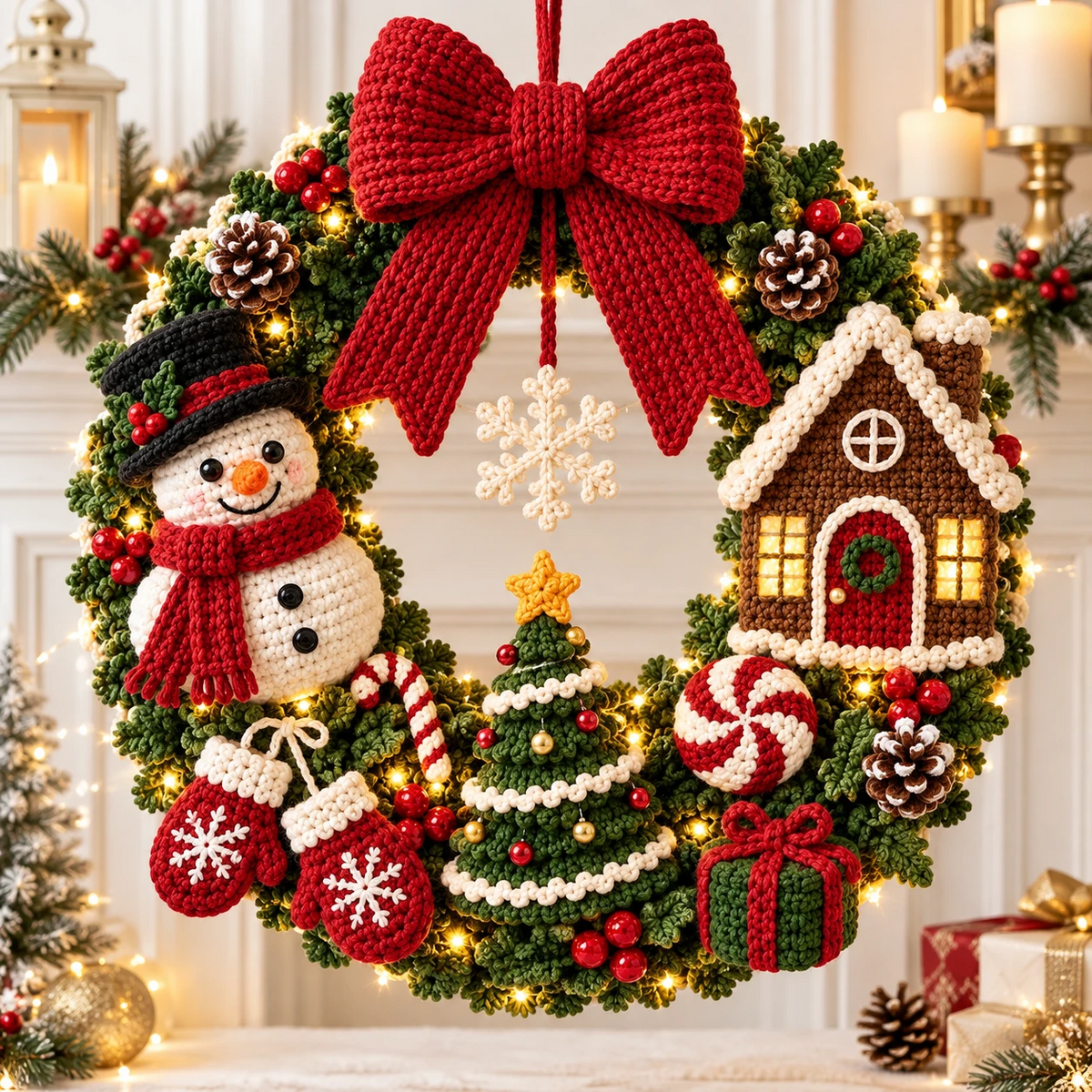 La collection complète de décorations de Noël au crochet Essential Glow Design